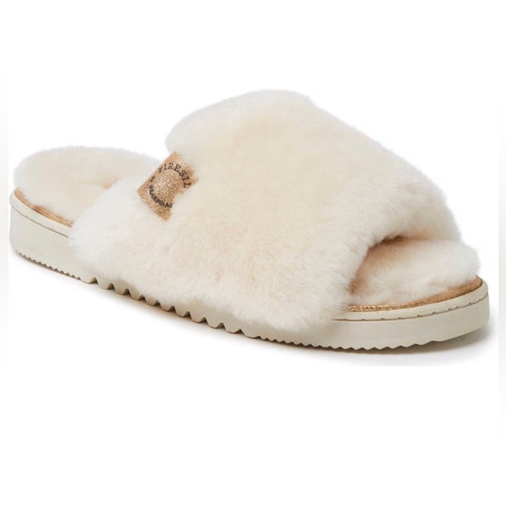 Fireside Genuine Shearling Cozy Slippers
